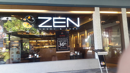 Good food at Zen